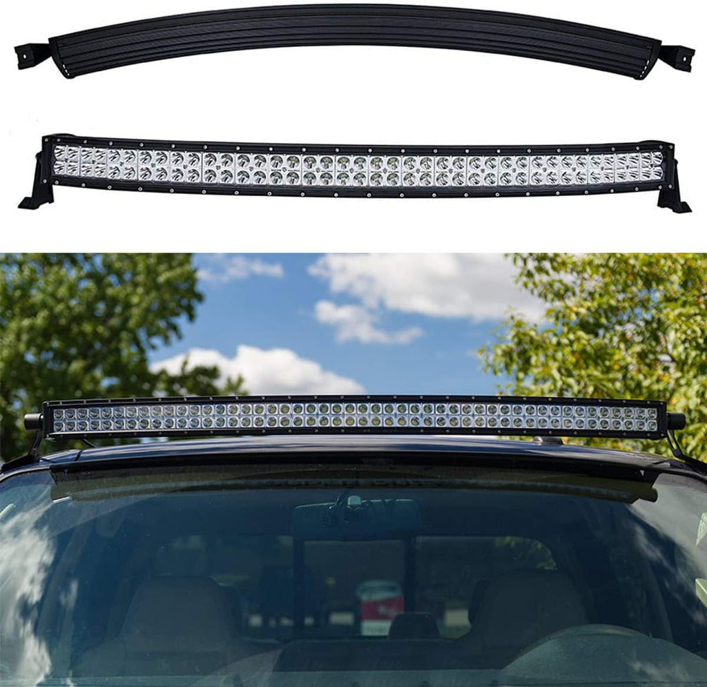 50 inch Curved LED Light Bar 288W Double Spot Flood Combo Work Lightbar with Mounting Bracket U95582