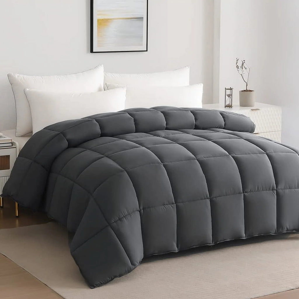 Gray Queen Down Alternative Comforter U4267