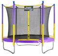 9 FT Round Trampoline Set with Safety Enclosure F474116