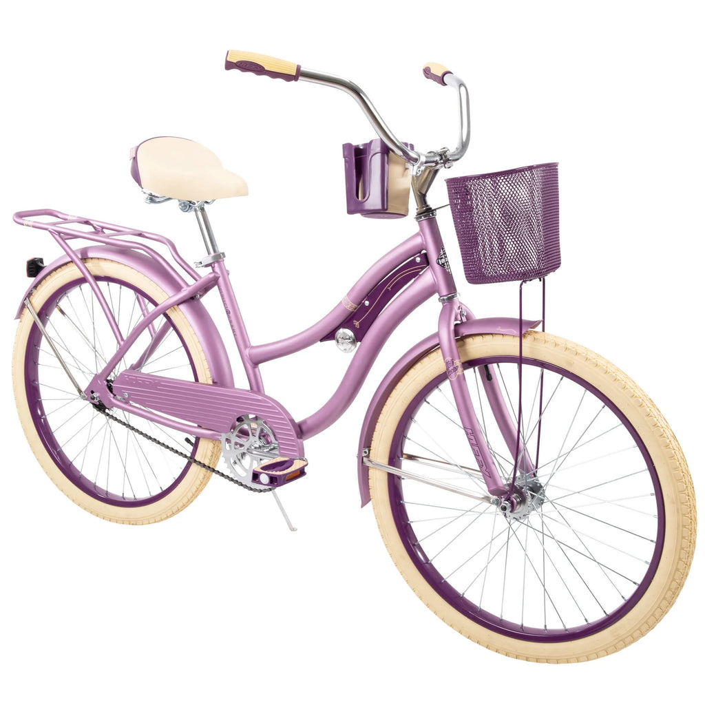 24 Inch Purple Satin Cruiser Bike O67919