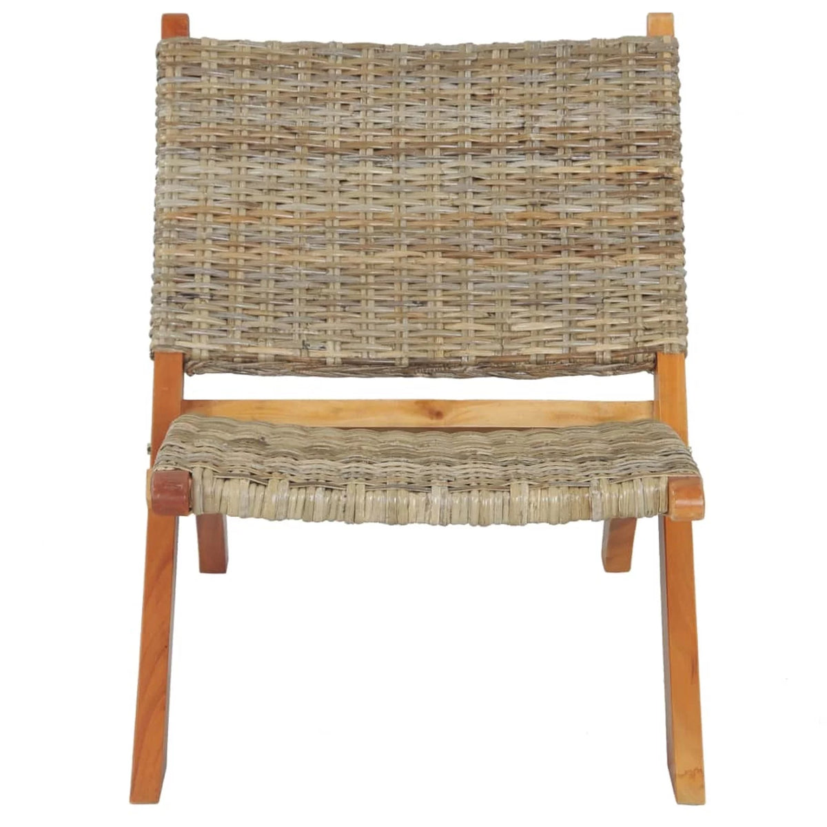 Kubu Rattan Mahogany Wood Frame Chair W1392