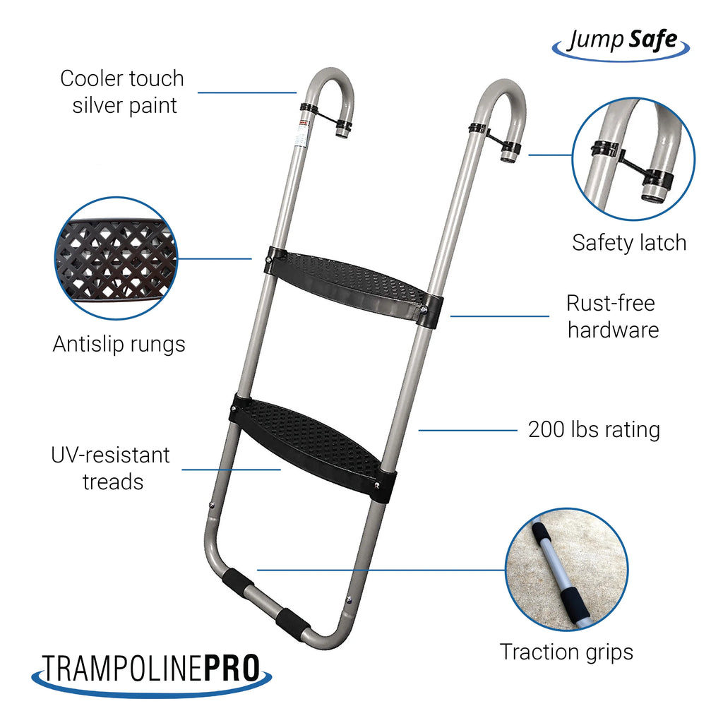 Trampoline Ladder with Safety-Latch W700
