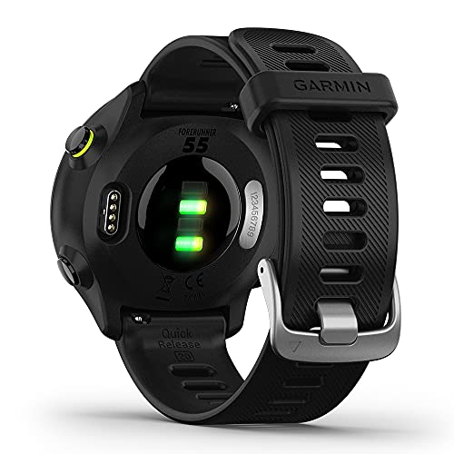 Black GPS Running Watch with Heart Rate Monitor C358