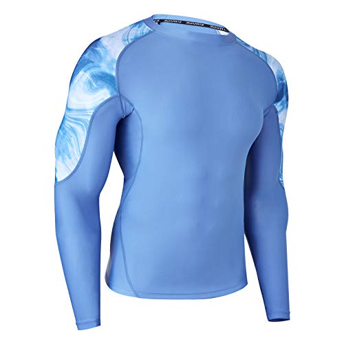 Men's Long Sleeves UPF 50+ Compression Swim Shirts G21175