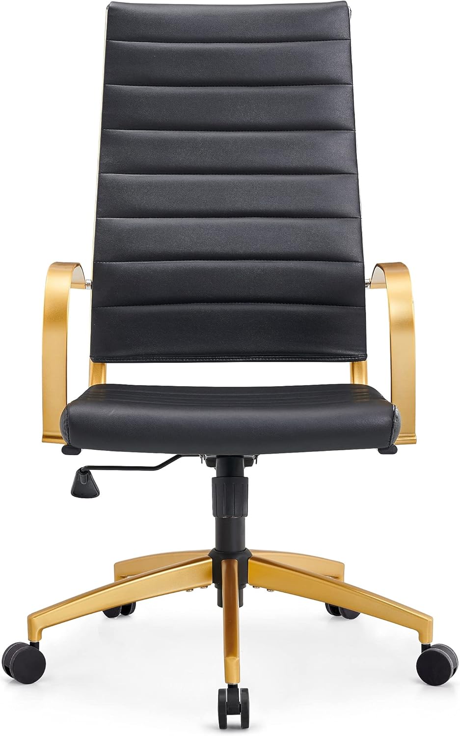 Gold Black Ergonomic High Back Swivel Office Chair N550