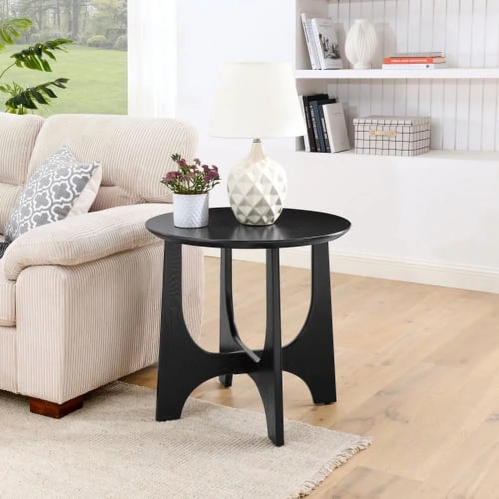 25" Round Wooden End Table R38514
