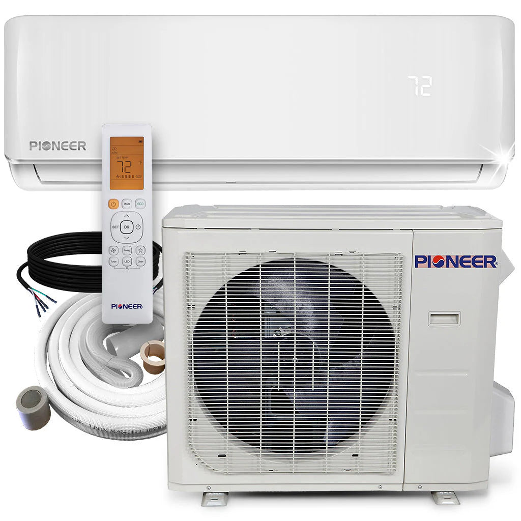 30,000 BTU 18.6 SEER 230V Ductless Mini-Split Inverter Air Conditioner Heat Pump System E863805