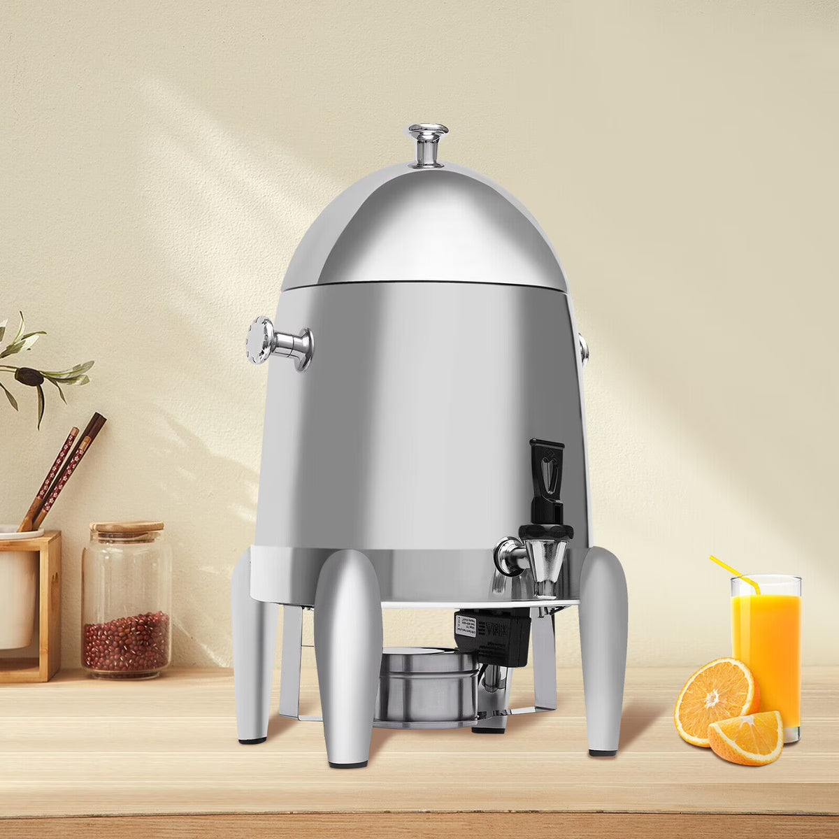 3.2 Gallon Stainless Steel Hot Chocolate Machine Electric Beverage Dispenser S425580