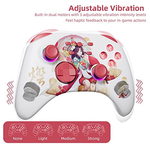 Sakura Pink Wireless Bluetooth Controller with Headphone Jack F72662