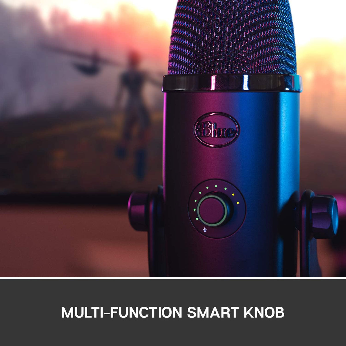 Condenser USB Microphone with LED Lighting T1686