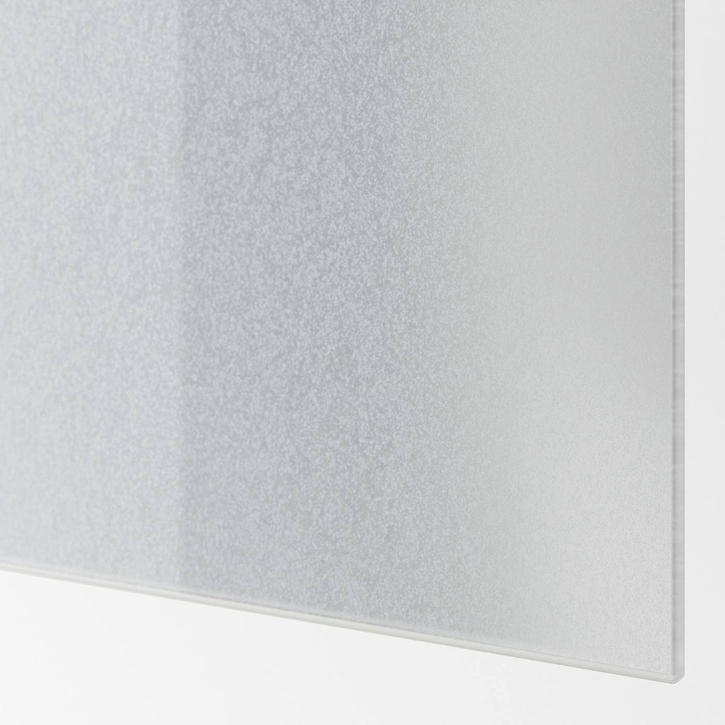White Paper Effect 4 Panels for Sliding Door Frame V813
