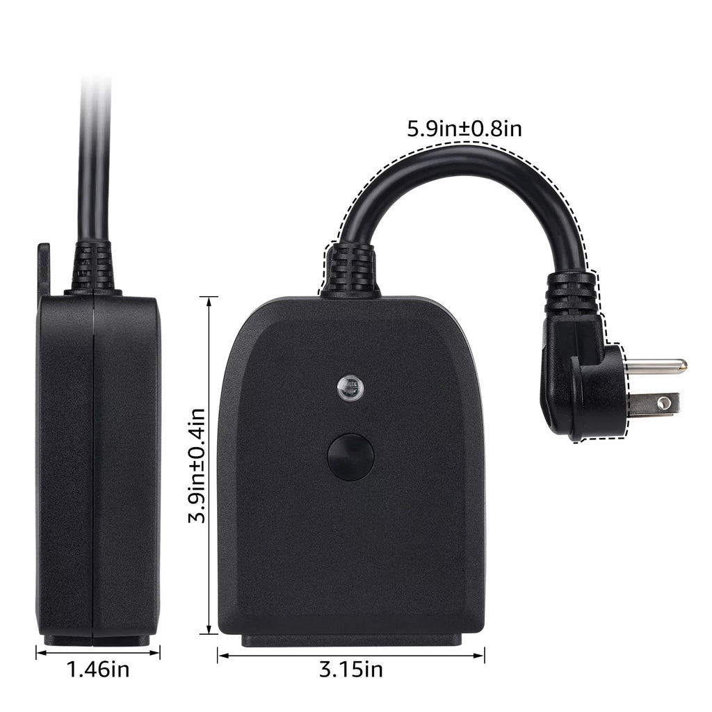 2 Pack WiFi Smart Plug W414