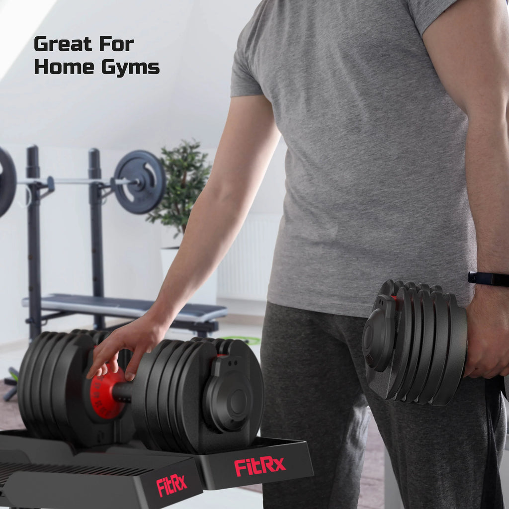 Adjustable Dumbbell 5-52.5 lbs Black Y406