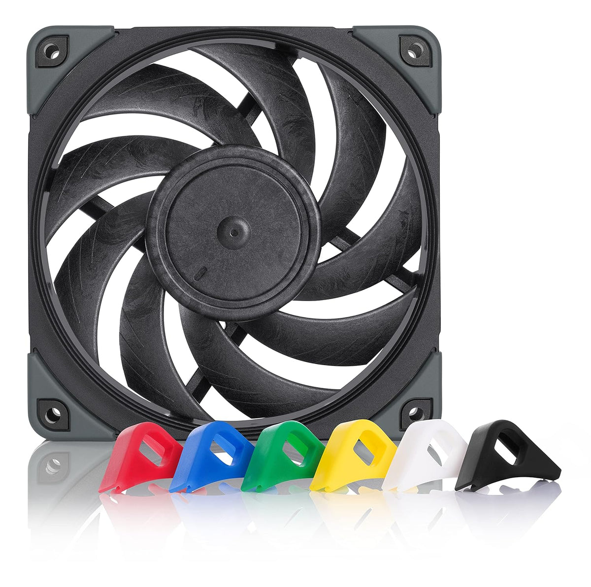 Black 120mm 4-Pin Quiet Fan M8559