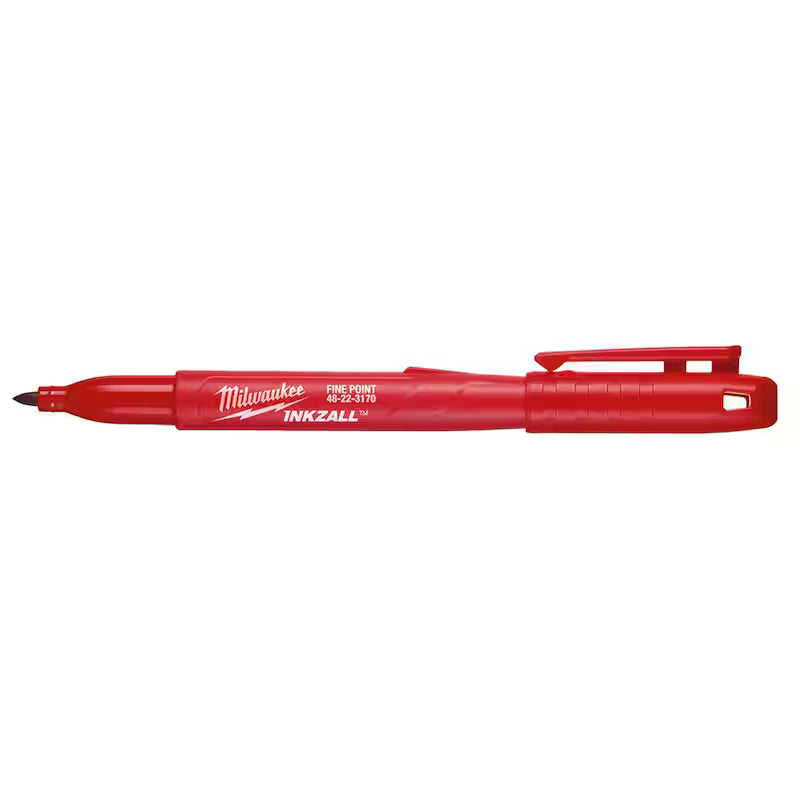 Red Fine Point Permanent Marker 108-Pack F59375