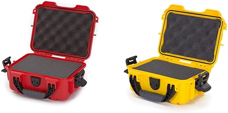 Waterproof Hard Case with Foam Insert - Black Pack of 2 Q728509
