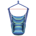 Portable Hammock Chair Porch Swing Camping Blue Strip G189107