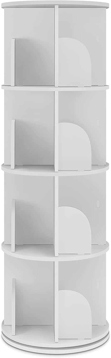 Rotating 360 Display Floor Standing Bookshelf Storage Rack V75037