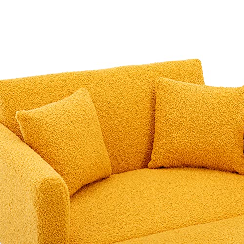 Velvet Pink Tufted Upholstered Accent Chair with Ottoman S88134