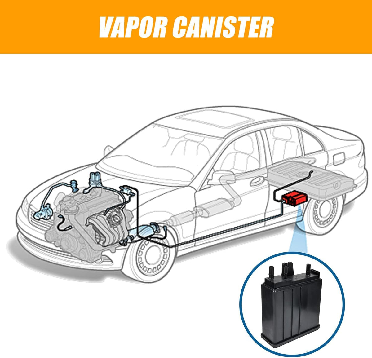 Vapor Canister Pack of 2 N6354