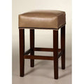 Matte Black Suede Bar Stool D357991