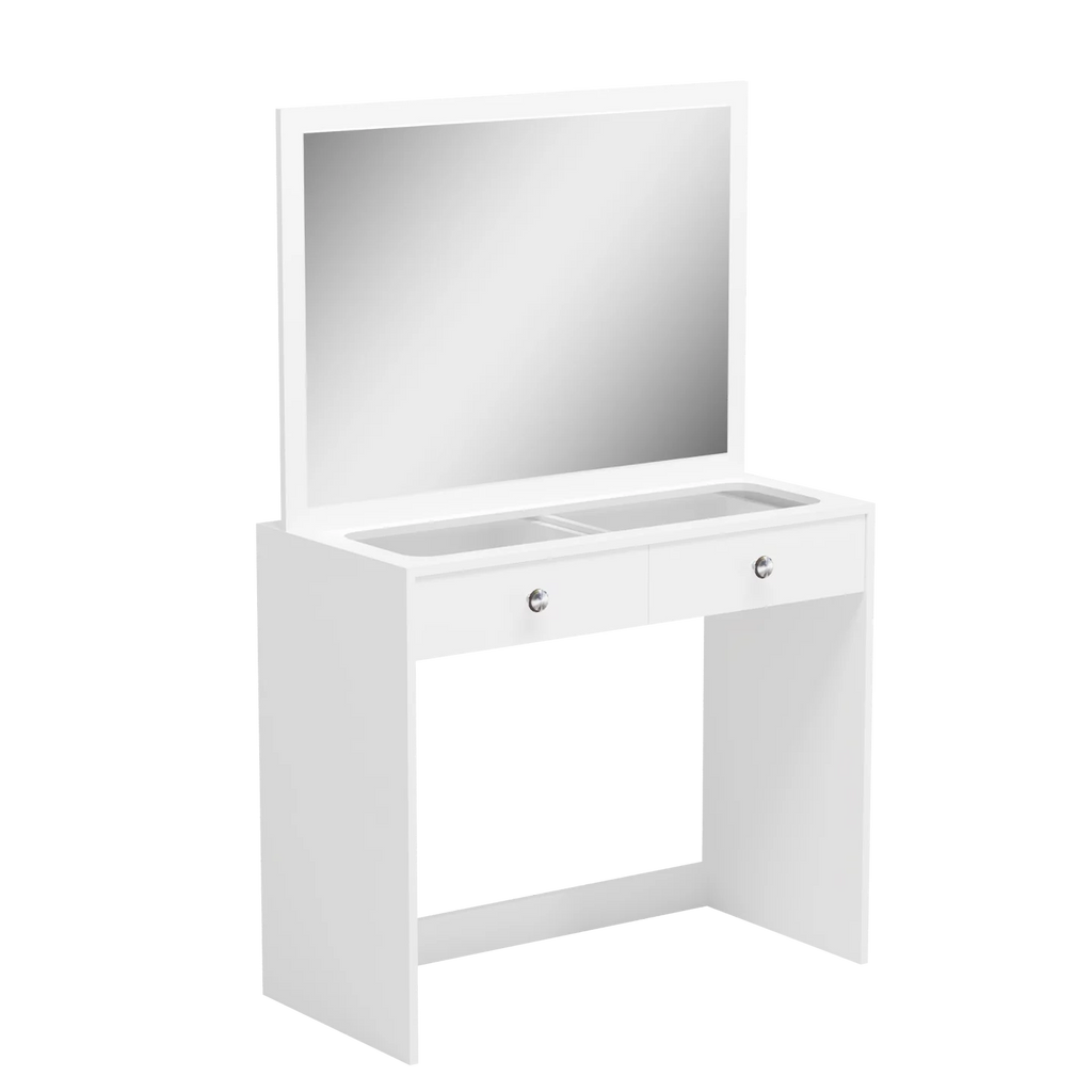White Painted Vanity Table Desk X9576