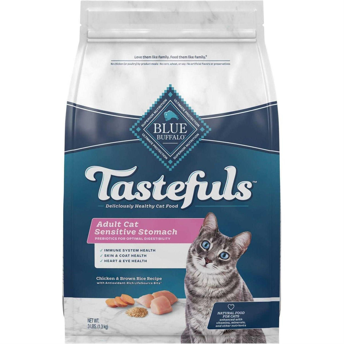Adult Dry Cat Food Brown Rice A47301