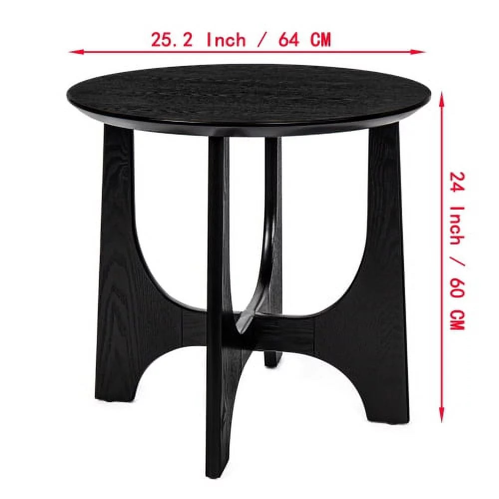 25" Round Wooden End Table R38514