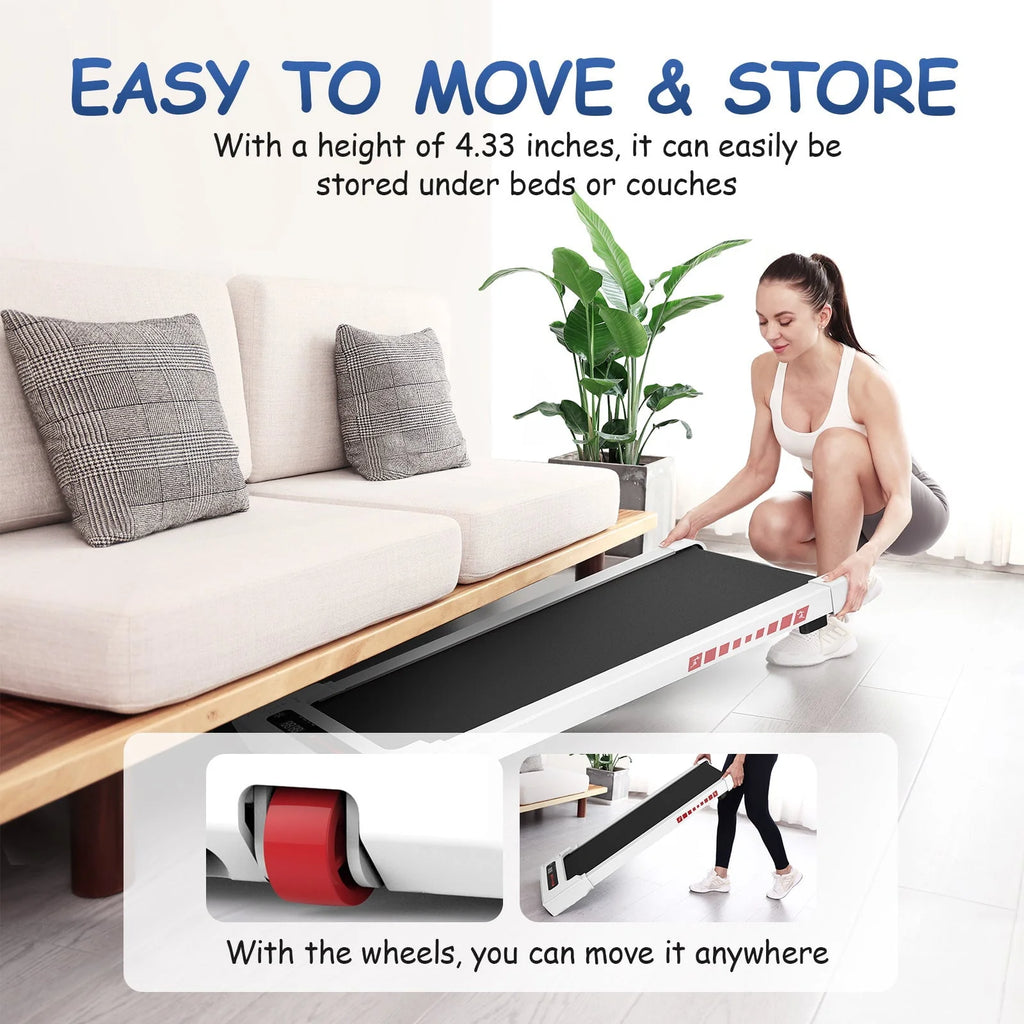 Walking Pad Treadmill 265 lbs Capacity with Remote Control R99497