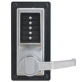 Satin Chrome Left Hand Mechanical Pushbutton Exit Trim Lever Lock N866376