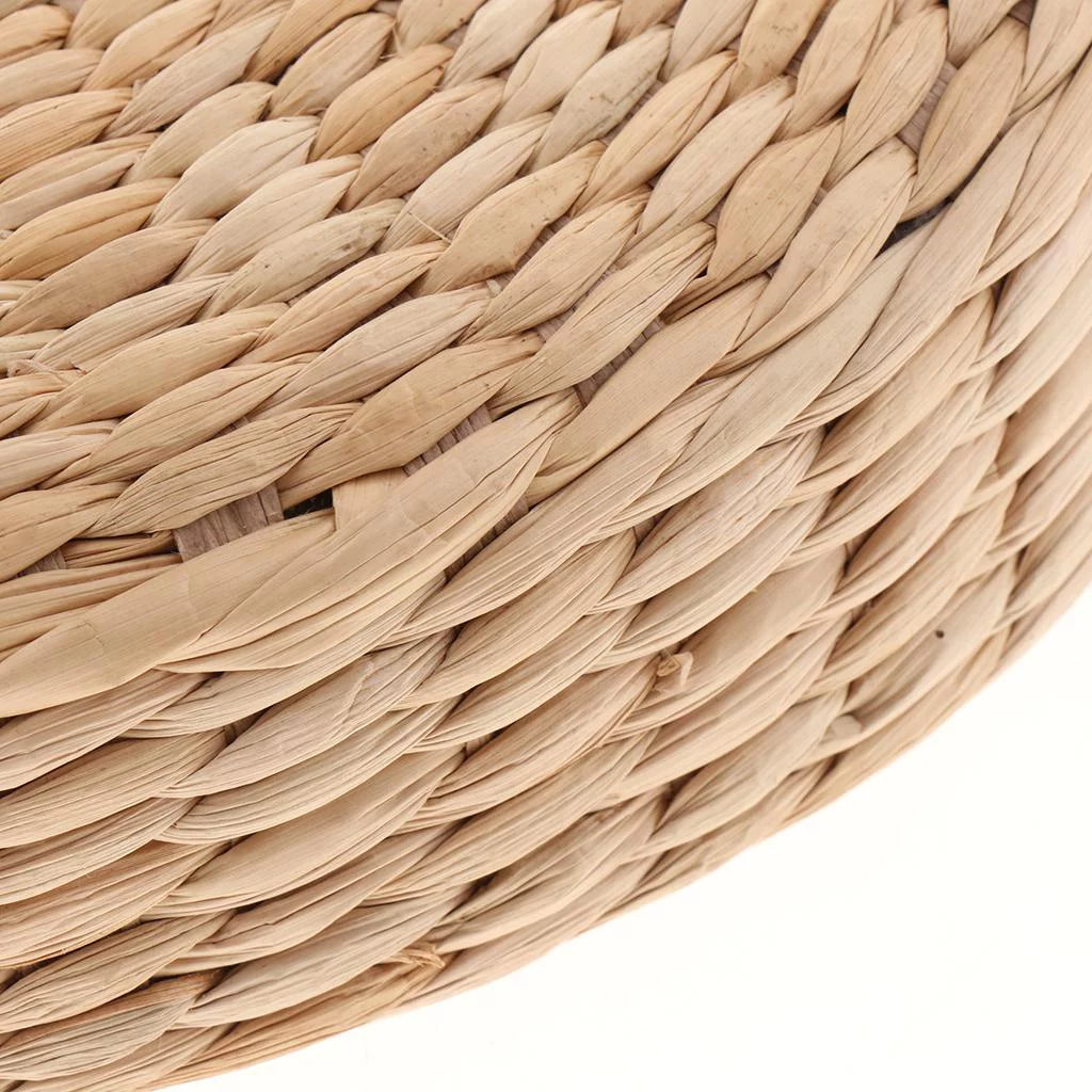2 Pieces Round Straw Floor Cushion J5096