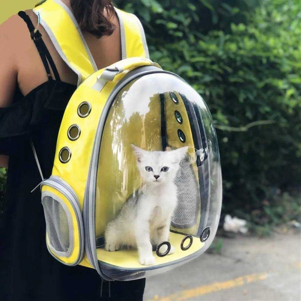 Cat Backpack Carrier Bubble Bag Small Dog Backpack Carrier D588583