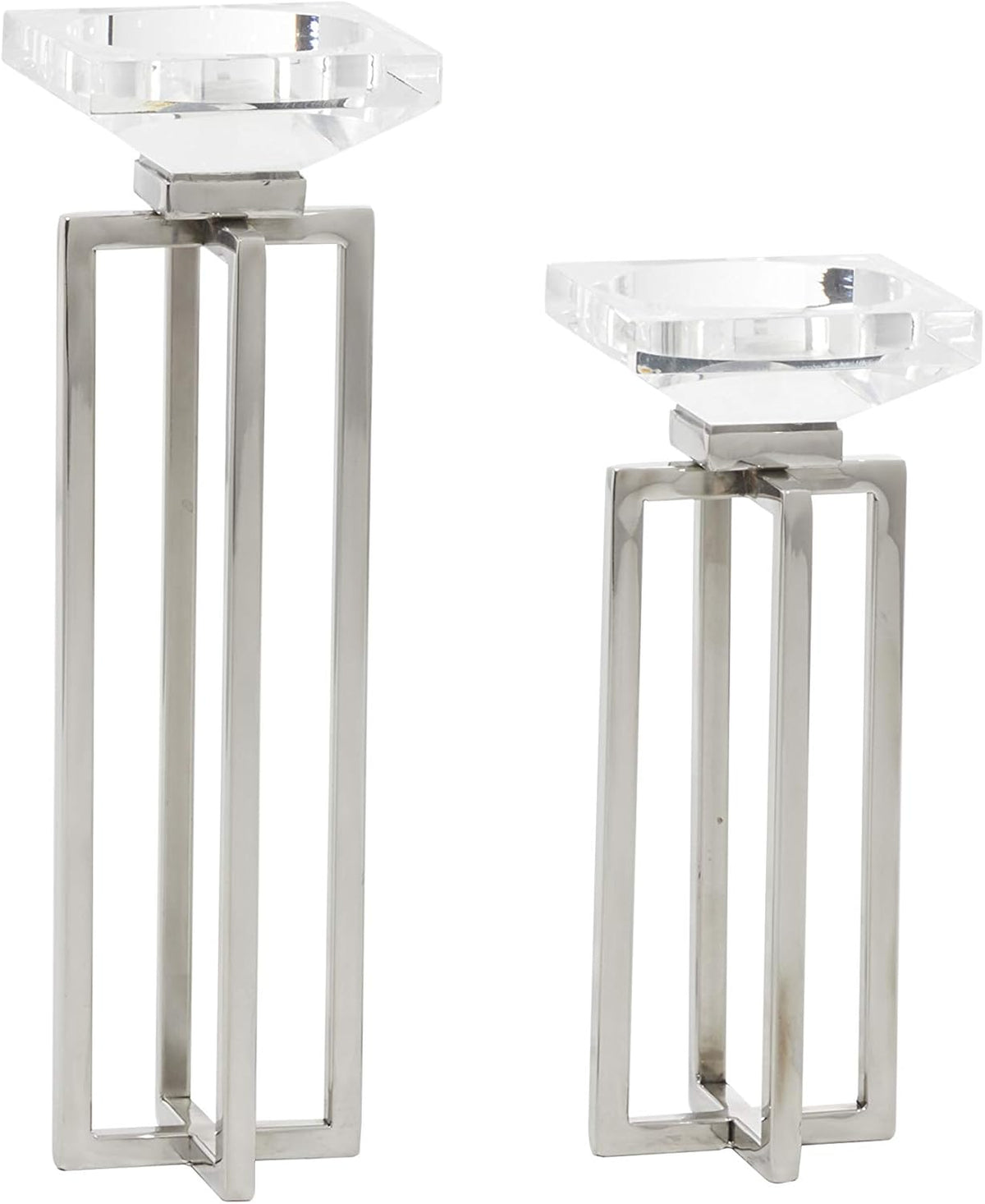 White Candle Holder Q26087