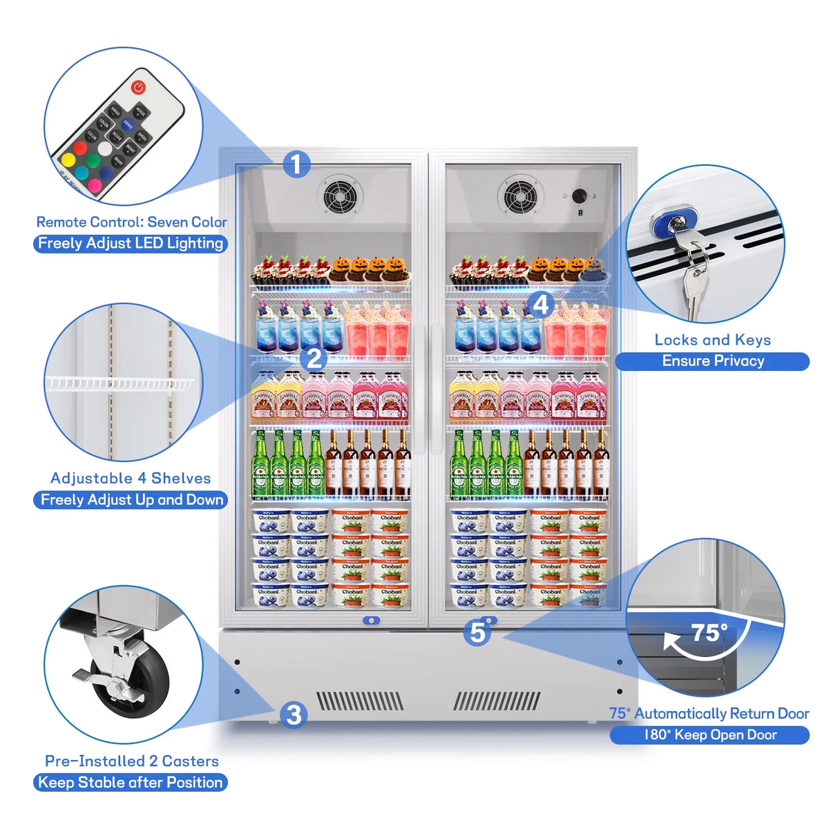 17.1 Cu.Ft Display Fridge D9343