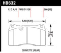 Hawk HP Plus Performance Brake Pads X48322