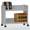 Multi Granite, Black Sloped-Shelf Book Cart R450