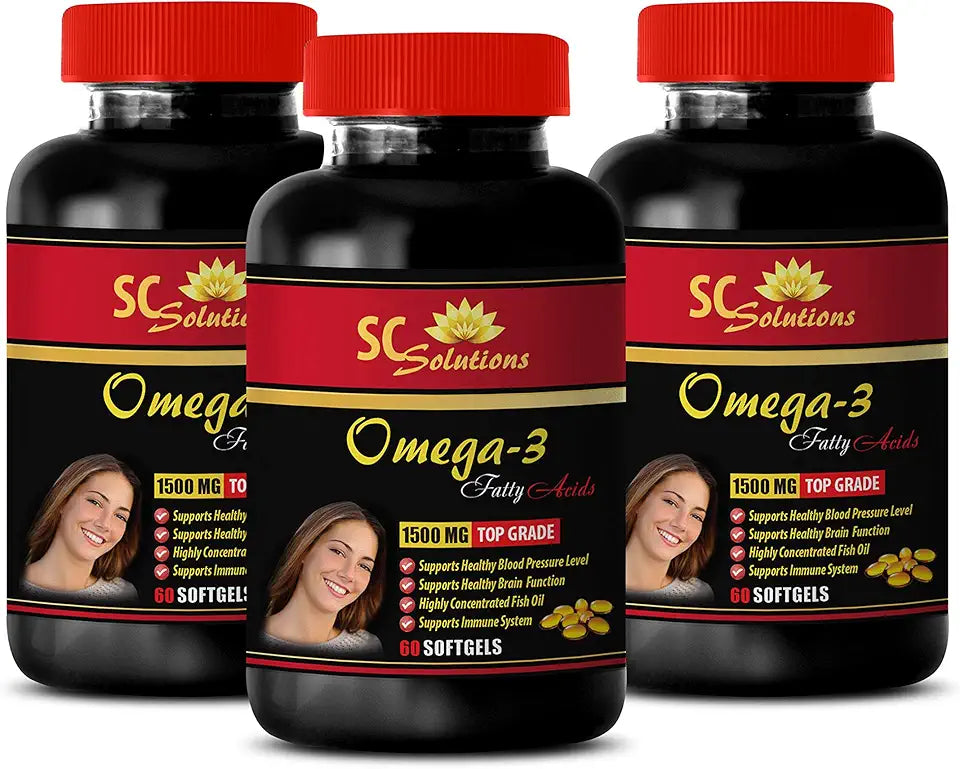 Omega 6 Fish Oil 3 Bottle 180 Softgels E27252