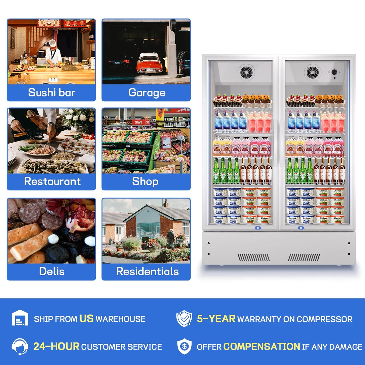 17.1 Cu.Ft Display Fridge D9343
