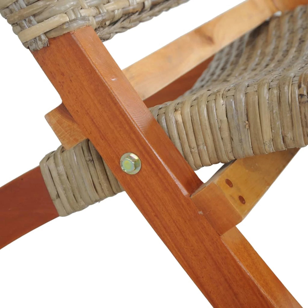 Kubu Rattan Mahogany Wood Frame Chair W1392