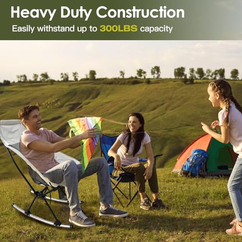 Folding Rocking Camping Chair with Carrying Bag B17406