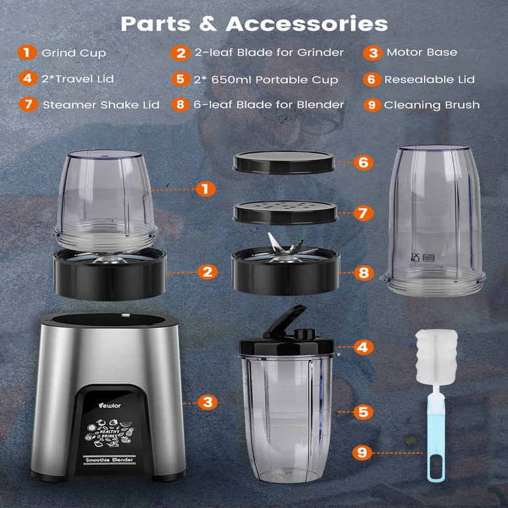 11 Pieces Smoothie Blender Q639