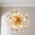 12-Light Linear Crystal Chandelier A8804
