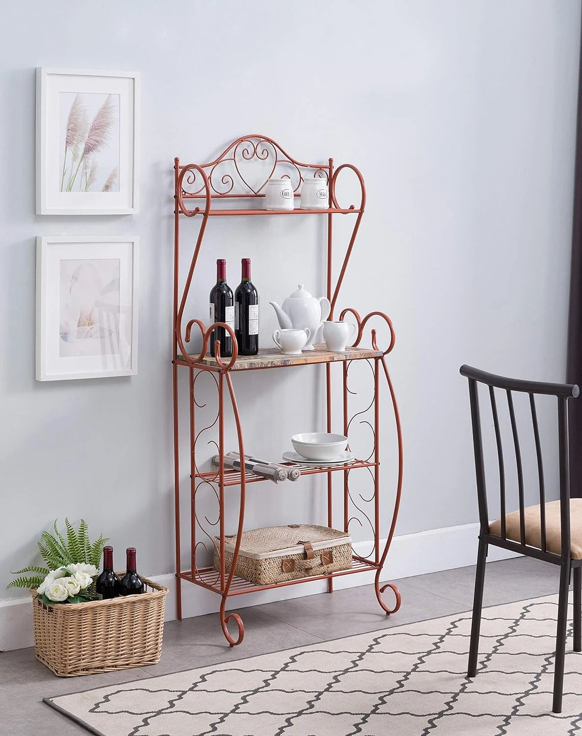 Metal Kitchen Storage Bakers Rack N396
