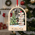 Acrylic Mix Wooden Christmas Tree Ornaments O3436