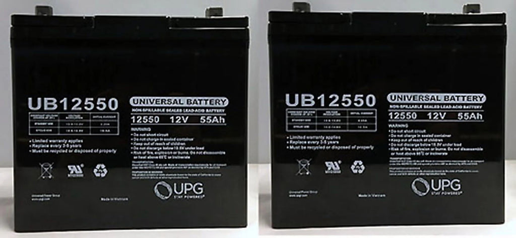 12V 55Ah Battery 2 Pack Z237781