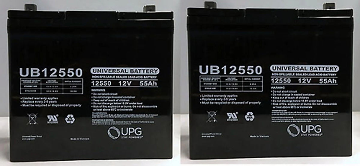12V 55Ah Battery 2 Pack Z237781