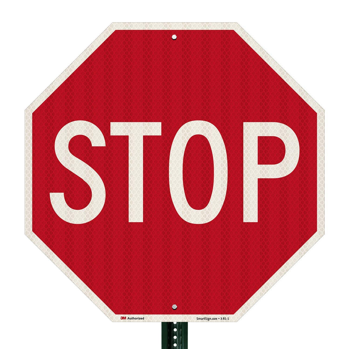 30" High Intensity Grade Reflective Aluminum Sign Pack of 2 H8356