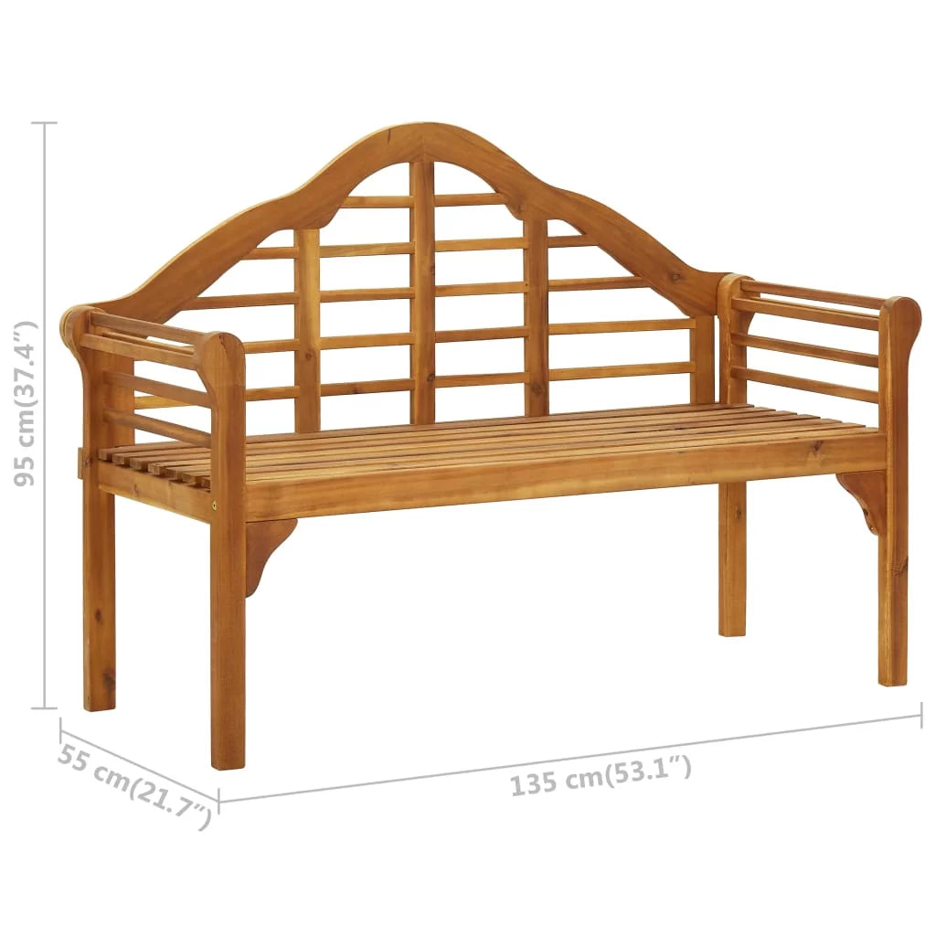 Solid Acacia Wood Patio Bench H542