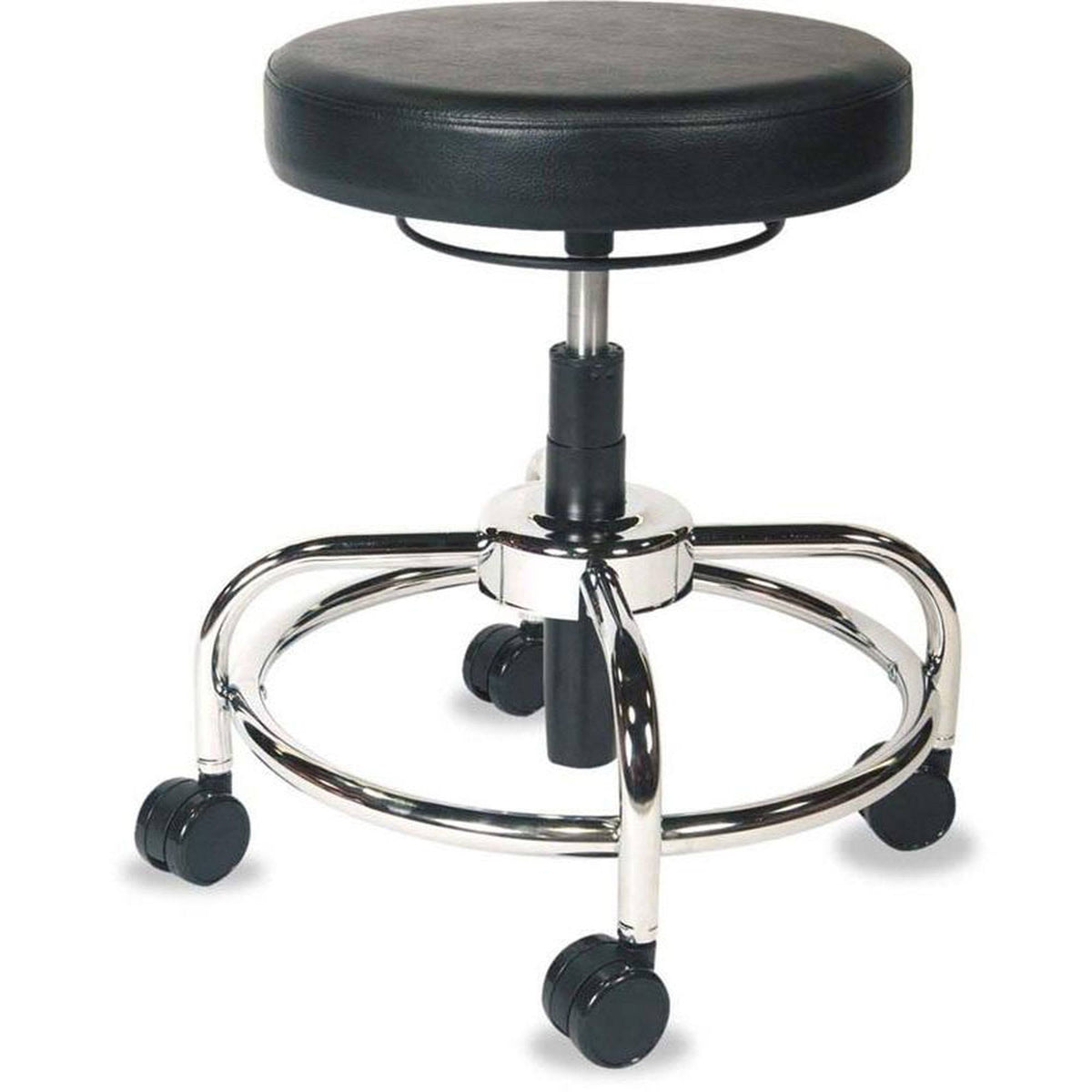 Black Height-Adjustable Utility Stool L640016