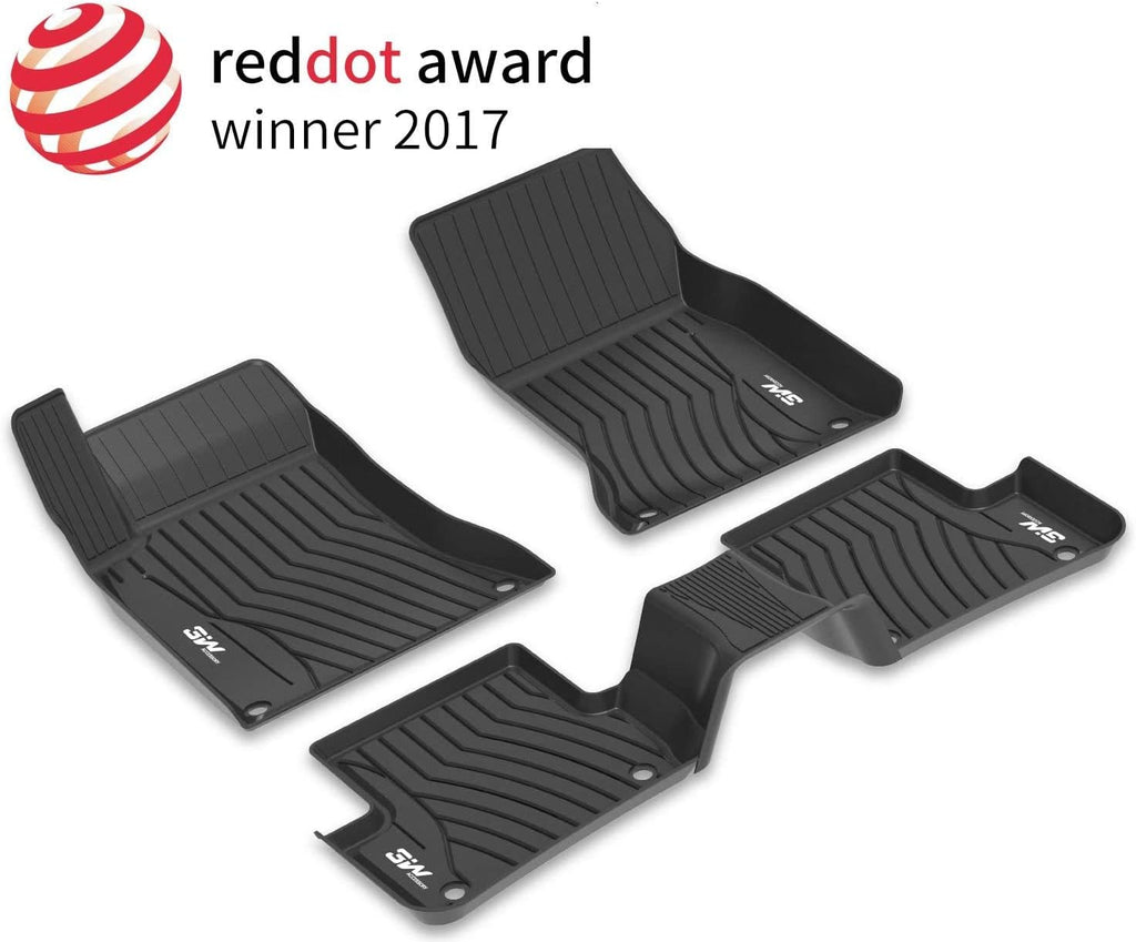 TPE All Weather Floor Mats Black Full Set W57525